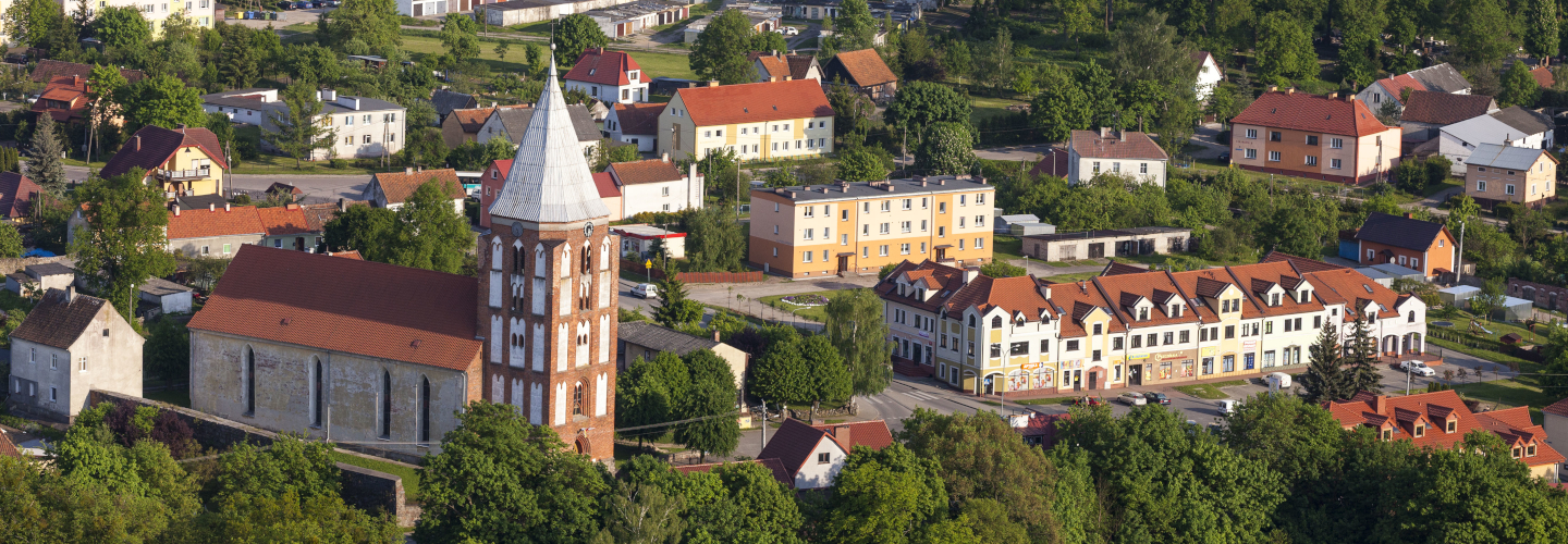 Widok miasta z lotu ptaka